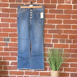 Crescent Drive Jeans ‘Kick Flare’ Bright Vintage Blue Size 29